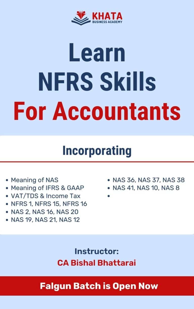 Nepal Financial Reporting Standard NFRS Course